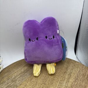 Giggle Scape Purple Popsicle Summer Plush Clip on NWT 5.5" Soft Toy Girl gift